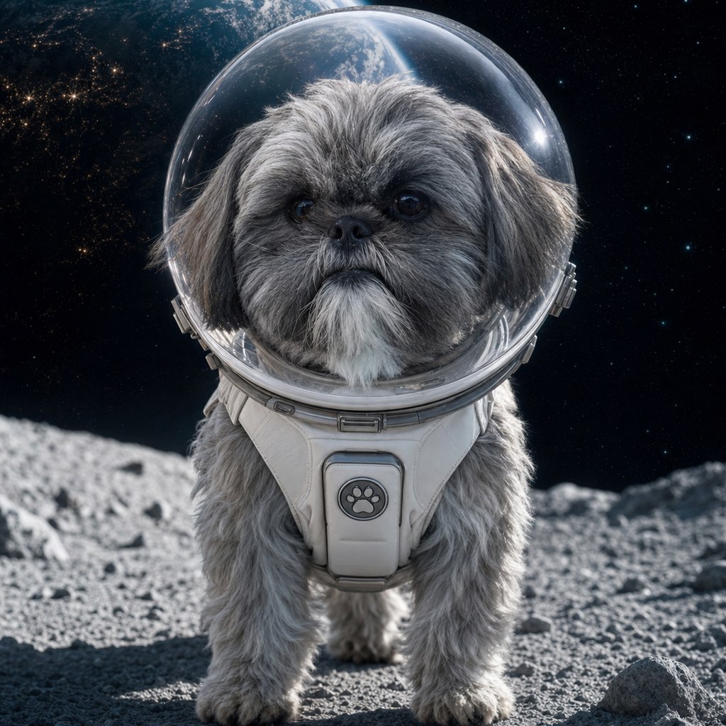 Space Pet pet portrait example