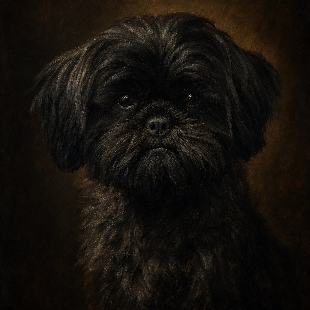 Renaissance Oil pet portrait example