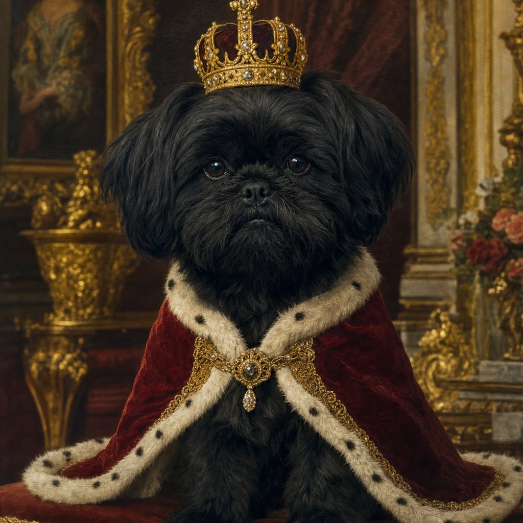 Royal Pet pet portrait example